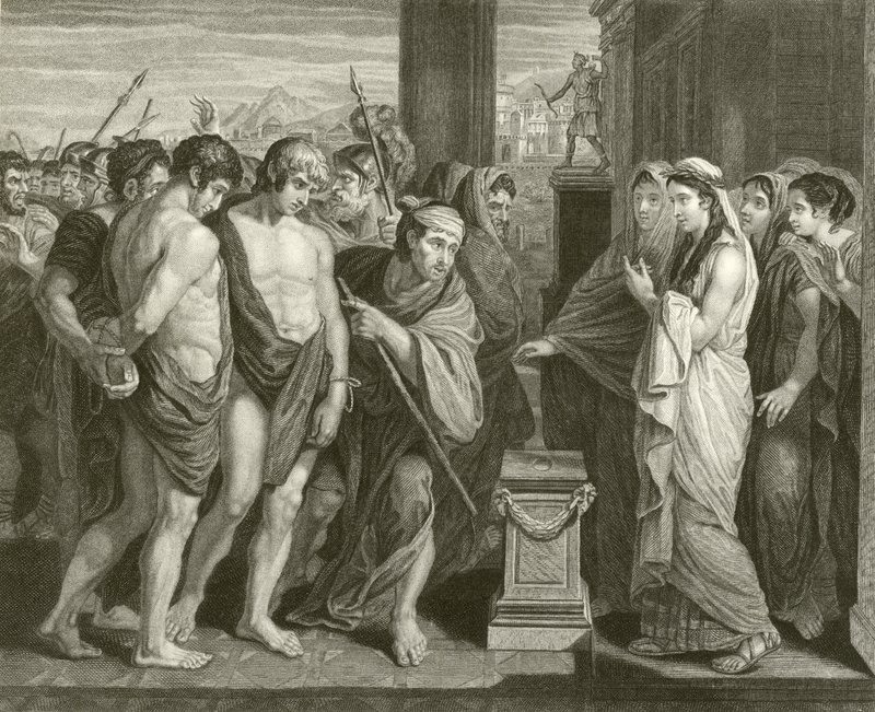 Pylades और Orestes द्वारा बेंजामिन पश्चिम