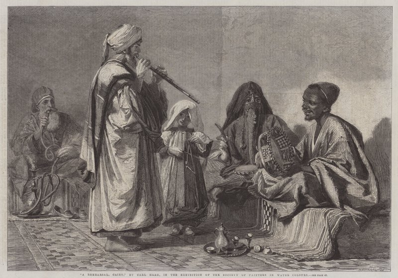 ए रिहर्सल, काहिरा द्वारा कार्ल हाग