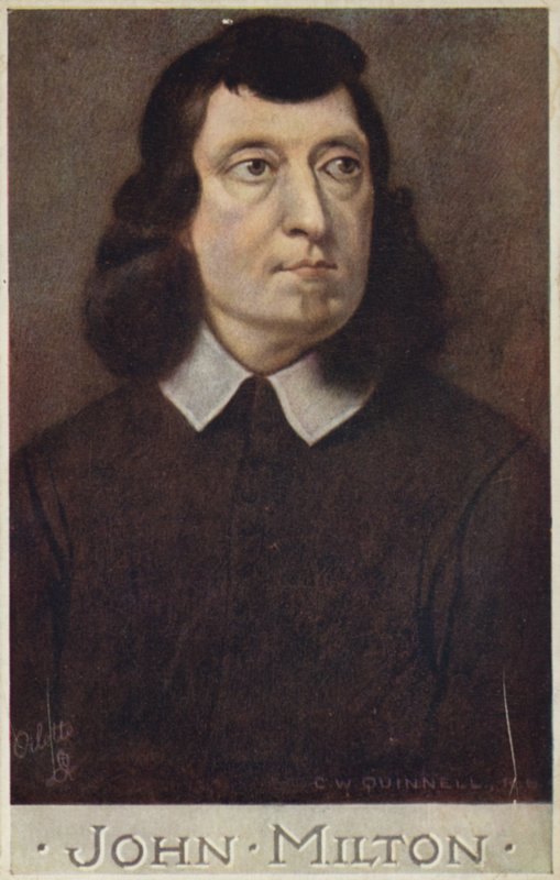 जॉन मिल्टन (1608-1674), अंग्रेजी कवि द्वारा सेसिल वॉटसन क्विनेल
