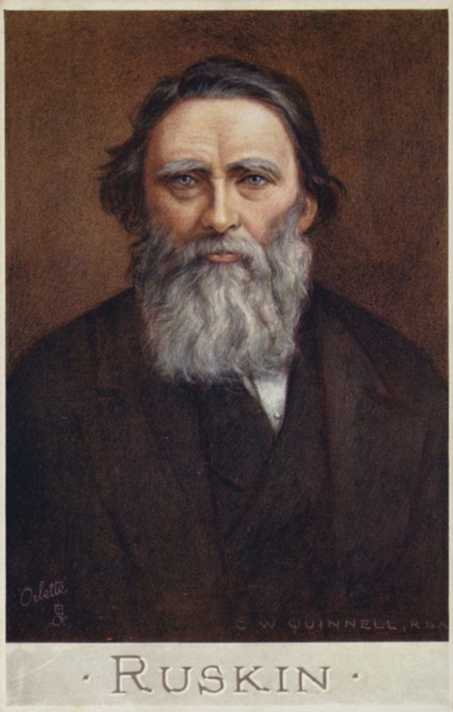जॉन रस्किन (1819-1900), अंग्रेजी लेखक, कला समीक्षक, कलाकार और सामाजिक विचारक द्वारा सेसिल वॉटसन क्विनेल