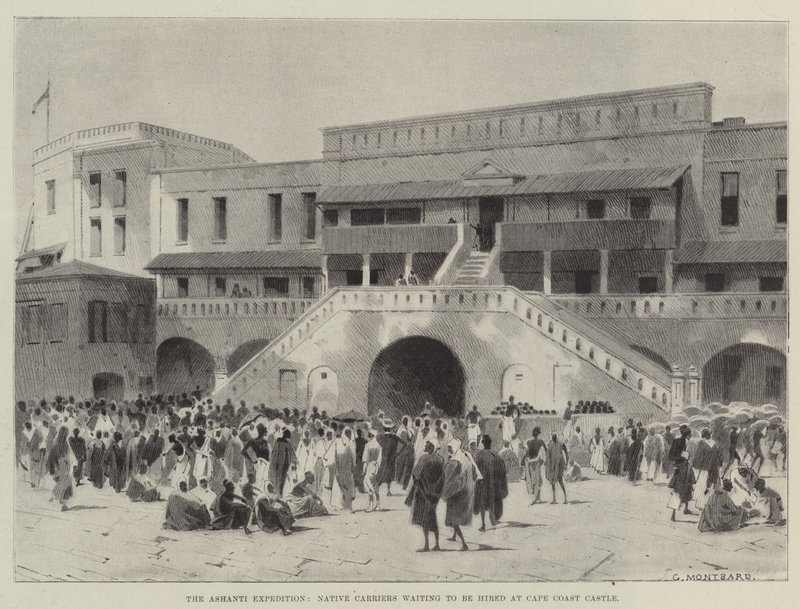 केप तट पर आशांति अभियान, देशी वाहक किराए पर लेने की प्रतीक्षा कर रहा है द्वारा चार्ल्स अगस्टे लोय