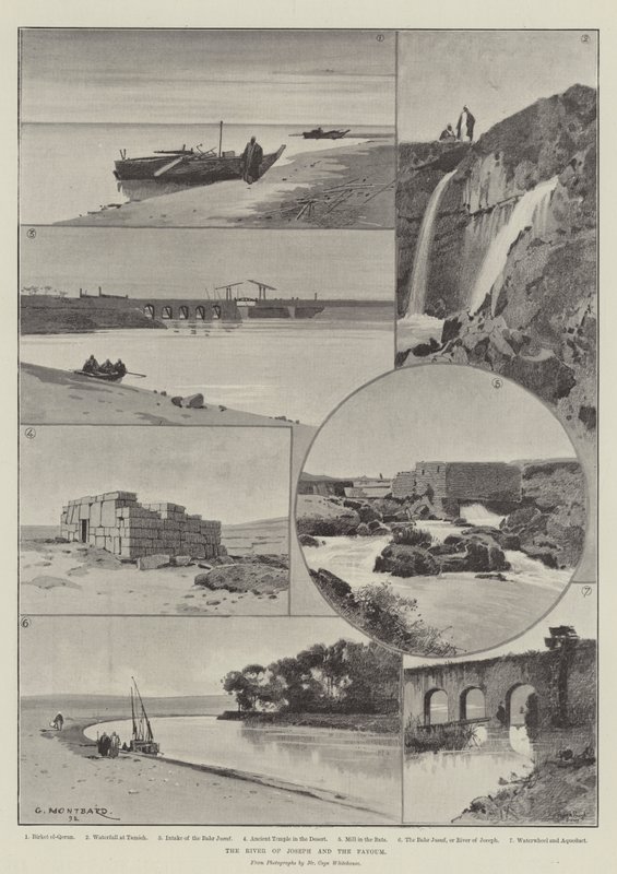 जोसेफ की नदी और Fayoum द्वारा चार्ल्स अगस्टे लोय