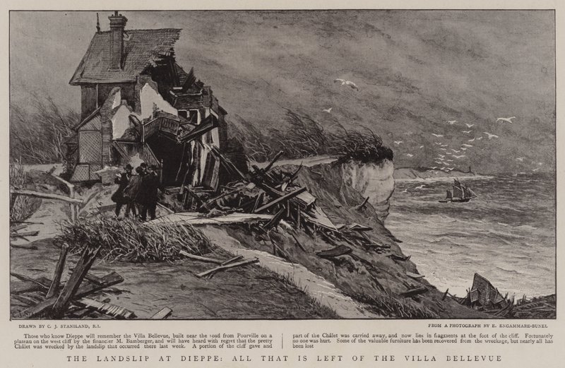 Dieppe में लैंडशिप, वह सब जो विला बेलव्यू से बचा हुआ है द्वारा चार्ल्स जे स्टैनलैंड