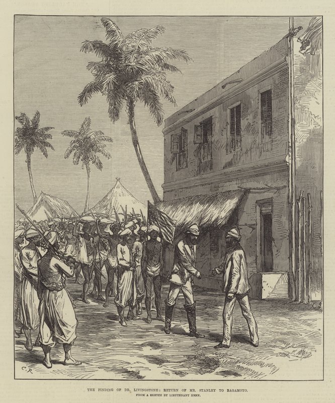 डॉ लिविंगस्टोन की खोज, श्री स्टेनली की बागामायो की वापसी द्वारा सर जॉन चार्ल्स रॉबिन्सन