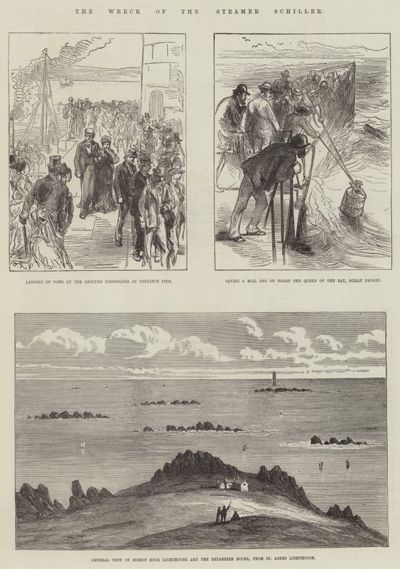 Weack of the Steamer Schiller द्वारा सर जॉन चार्ल्स रॉबिन्सन