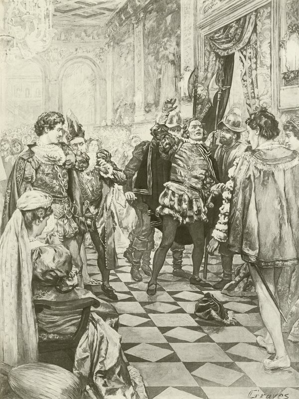 Rigoletto, अधिनियम I दृश्य (gravure) द्वारा चार्ल्स डी। ग्रेव्स