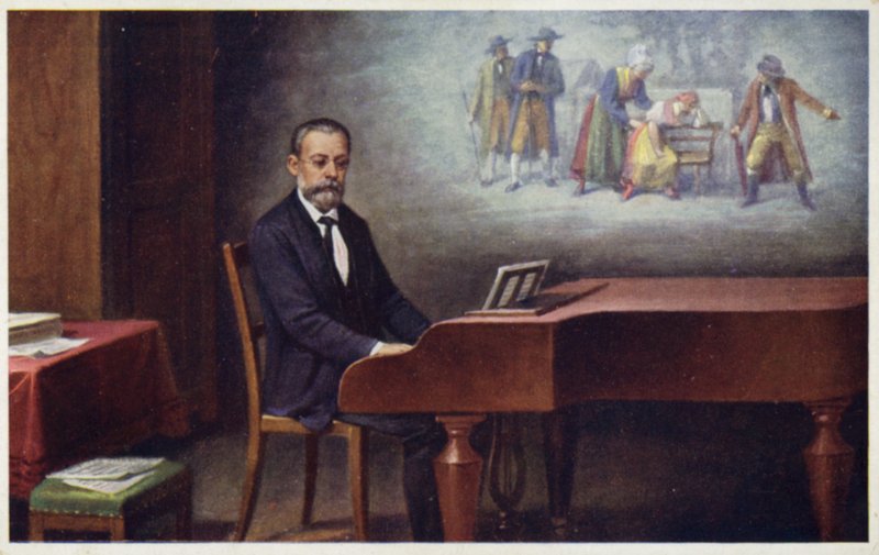 Bedrich Smetana का चित्र द्वारा चेक स्कूल