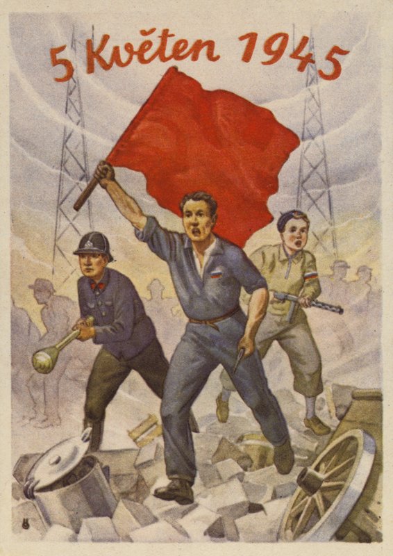 प्राग विद्रोह, द्वितीय विश्व युद्ध, मई 1945 द्वारा चेक स्कूल