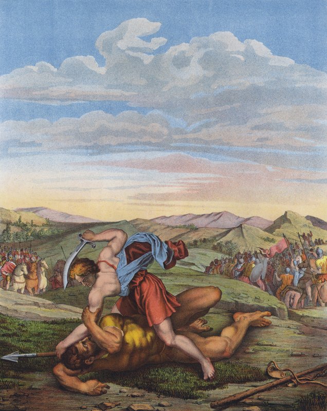 डेविड ने गोलियत को हराया द्वारा Daniele da Volterra 1509 66 के बाद Daniele da Volterra 1509 66 के बाद