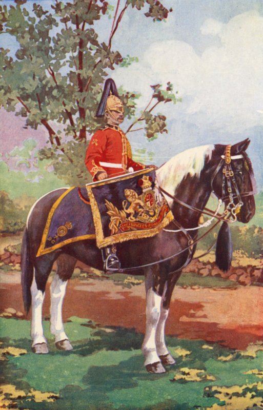 7 वें ड्रैगून गार्ड का ड्रम हॉर्स द्वारा एडगर अल्फ्रेड होलोवे