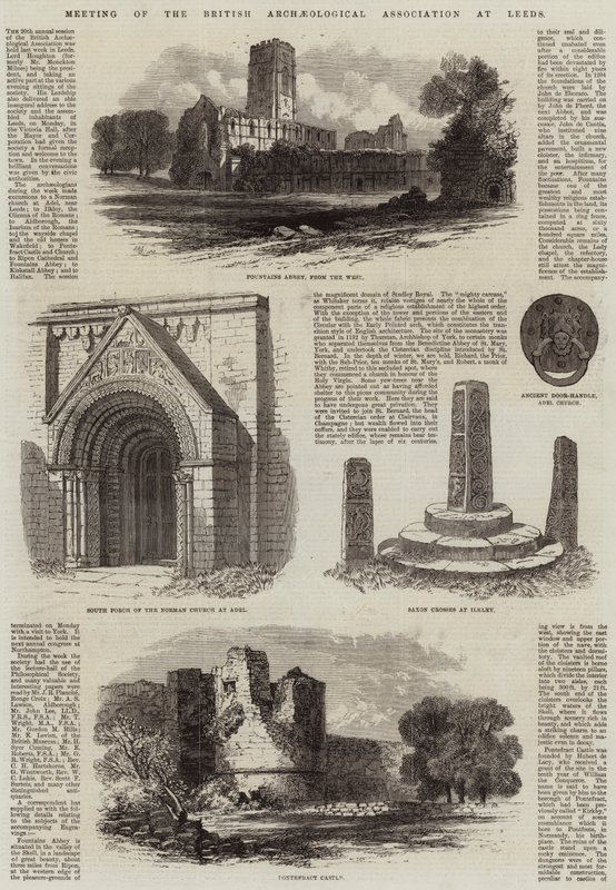 लीड्स में ब्रिटिश आर्कियोलॉजिकल एसोसिएशन की बैठक द्वारा एडमंड मॉरिसन विम्परिस