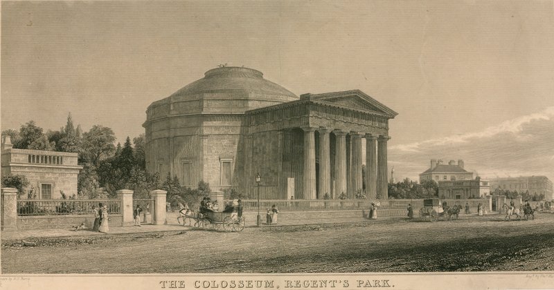 कोलोसियम, रीजेंट पार्क, लंदन द्वारा एडमंड थॉमस पैरिस