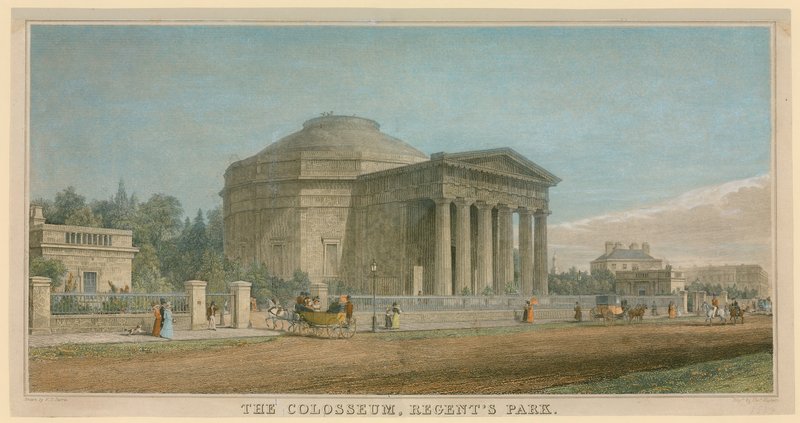 कोलोसियम, रीजेंट पार्क, 1834 द्वारा एडमंड थॉमस पैरिस