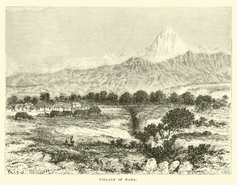 मारा का गाँव द्वारा एडौर्ड रिउ