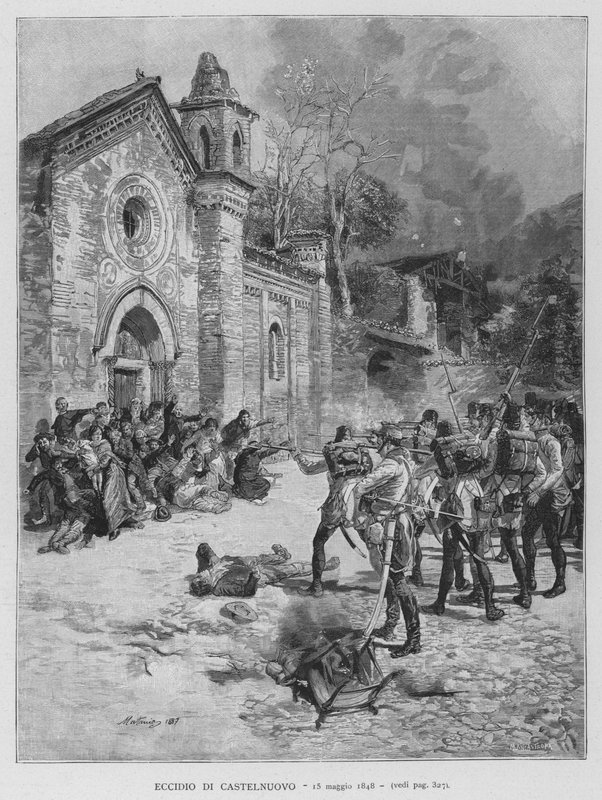 Castelnuovo . का नरसंहार द्वारा एडुआर्डो मटानिया