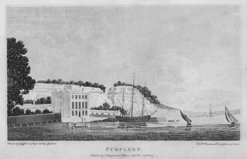 Purfleet (उत्कीर्णन) द्वारा एडवर्ड (बाद) गाइफोर्ड