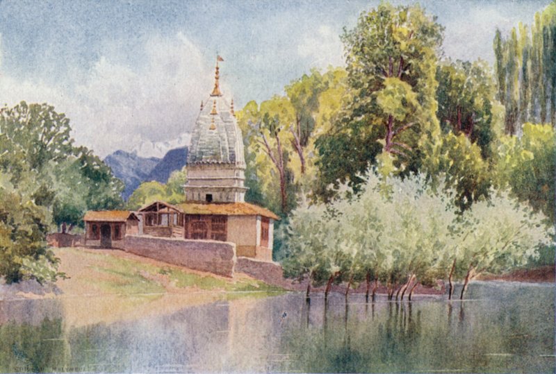 मंदिर, चेनार बाग द्वारा एडवर्ड मैरी जोसेफ मोलेनक्नेक्स
