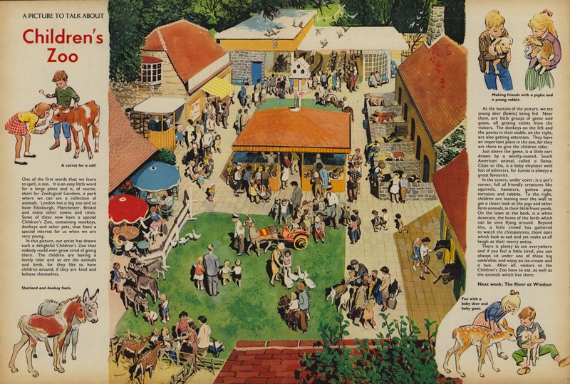 बाल चिड़ियाघर, इंग्लैंड, 1960 द्वारा अंग्रेजी स्कूल