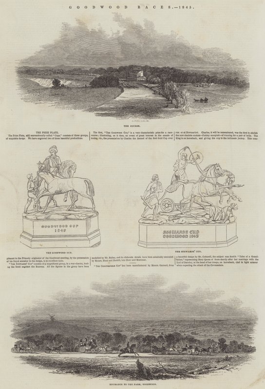 गुडवुड दौड़, 1845 द्वारा अंग्रेजी स्कूल