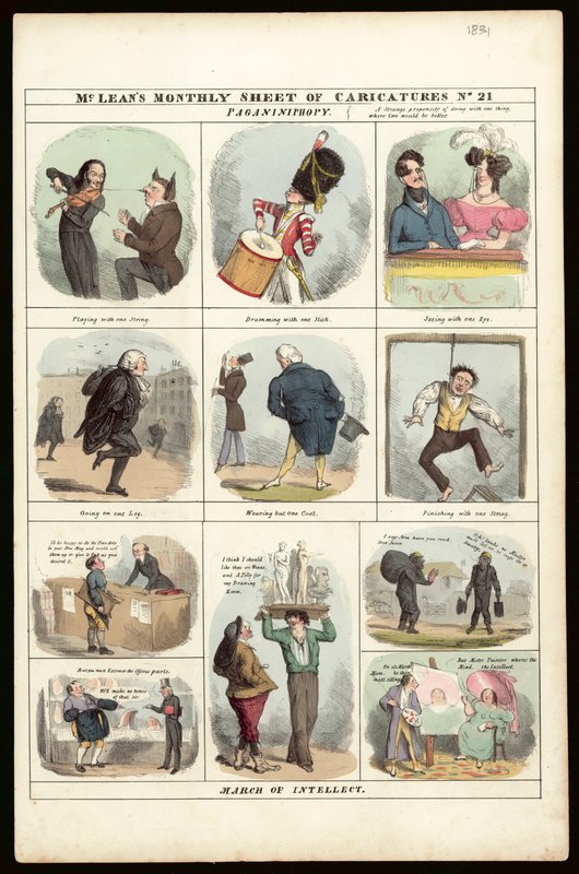 McLeans मासिक पत्र की चादरें, नहीं 21 [1831] द्वारा अंग्रेजी स्कूल