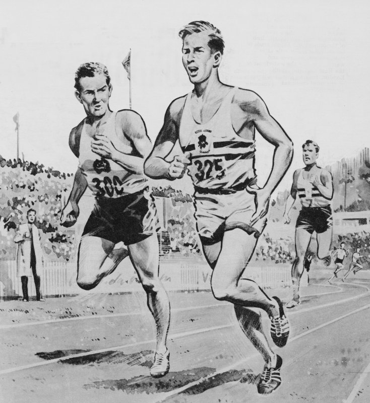 द माइल ऑफ द सेंचुरी: 1954 के कॉमनवेल्थ गेम्स में रोजर बैनिस्टर और जॉन लेंडी के बीच दौड़ द्वारा अंग्रेजी स्कूल