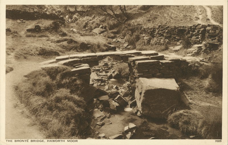 ब्रोंटे ब्रिज, हॉवर्थ मूर, यॉर्कशायर (बी / डब्ल्यू फोटो) द्वारा अंग्रेजी फोटोग्राफर