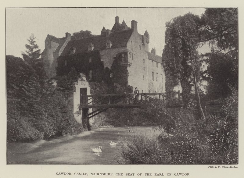 Cawdor कैसल, Nairnshire, Cawdor के अर्ल की सीट द्वारा अंग्रेजी फोटोग्राफर