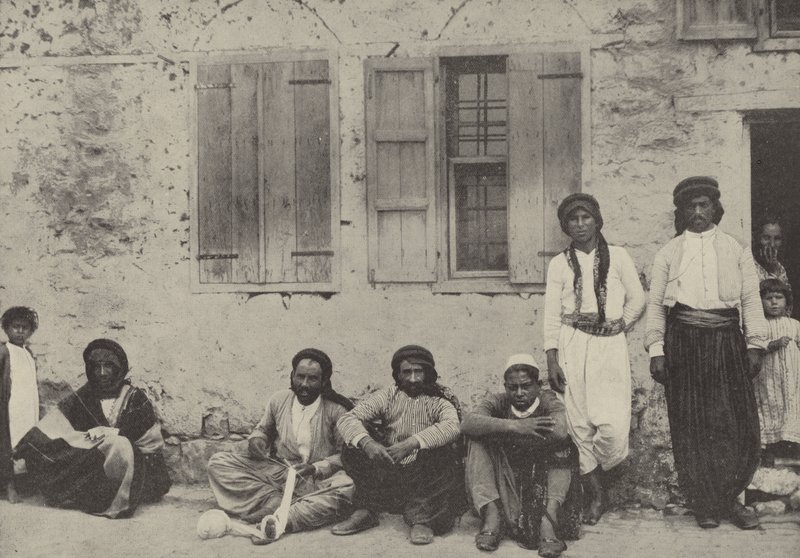 मछुआरे अपना जाल, तिबरियास बनाते हैं द्वारा अंग्रेजी फोटोग्राफर