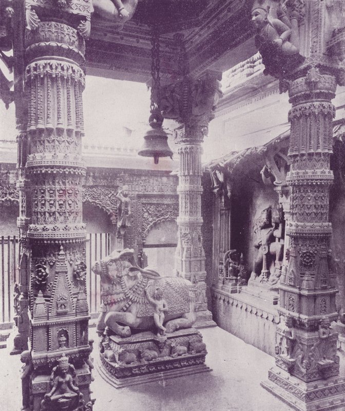 गोसाईं मंदिर, बनारस द्वारा अंग्रेजी फोटोग्राफर