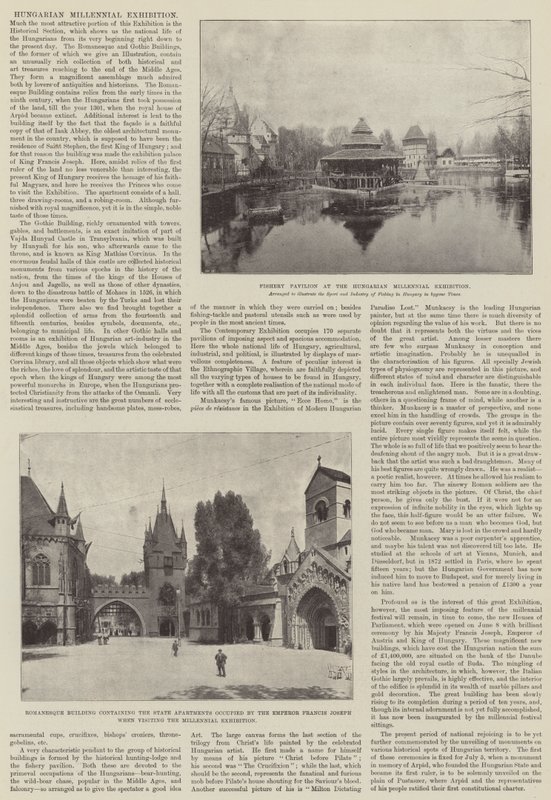 हंगेरियन मिलेनियल प्रदर्शनी द्वारा अंग्रेजी फोटोग्राफर