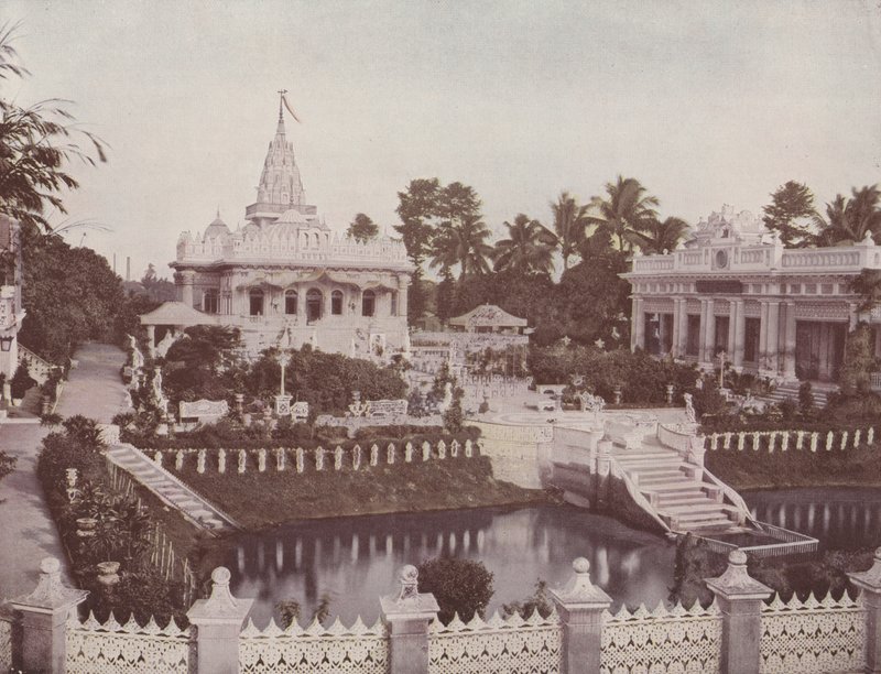 जैन मंदिर, कलकत्ता (रंगीन फोटो) द्वारा अंग्रेजी फोटोग्राफर