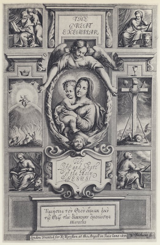 जेरेमी टेलर, द ग्रेट एक्जम्पलर, जे फ्लेशर आर रॉयस्टन 1653 के लिए (बी/डब्ल्यू फोटो) द्वारा अंग्रेजी फोटोग्राफर