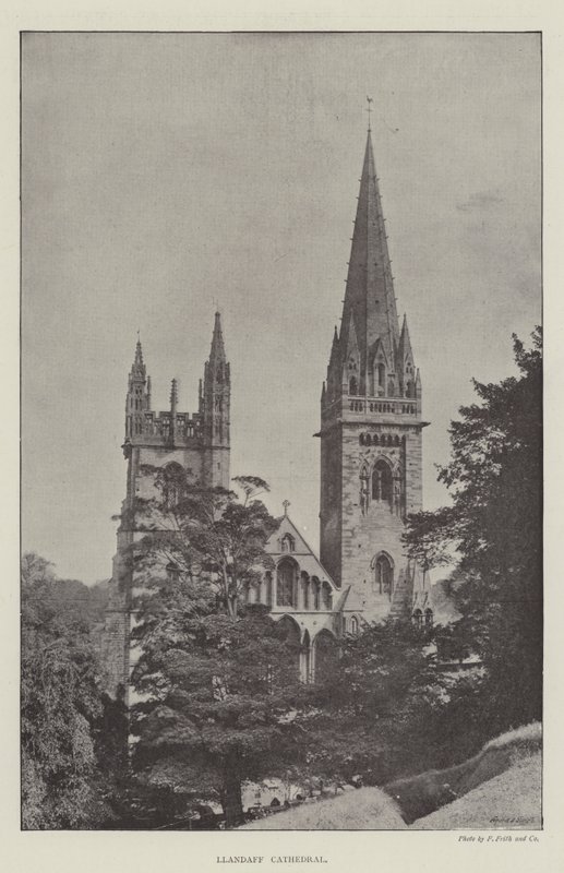 Llandaff Cathedral द्वारा अंग्रेजी फोटोग्राफर