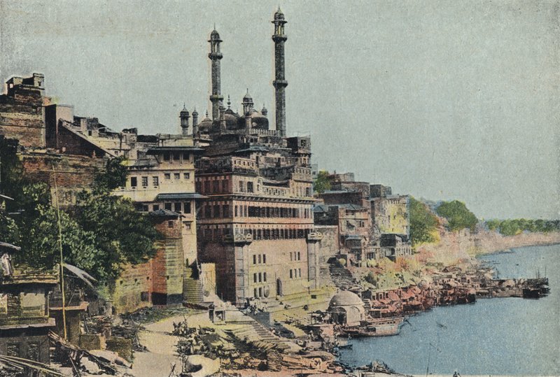 औरंगजेब की मस्जिद द्वारा अंग्रेजी फोटोग्राफर