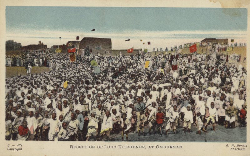 ओडुरमैन में भगवान किचनर का स्वागत, c1898 (रंगीन फोटो) द्वारा अंग्रेजी फोटोग्राफर