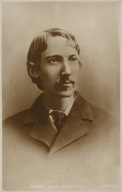 रॉबर्ट लुई स्टीवेन्सन (1850-1894), स्कॉटिश उपन्यासकार, कवि और यात्रा लेखक द्वारा अंग्रेजी फोटोग्राफर