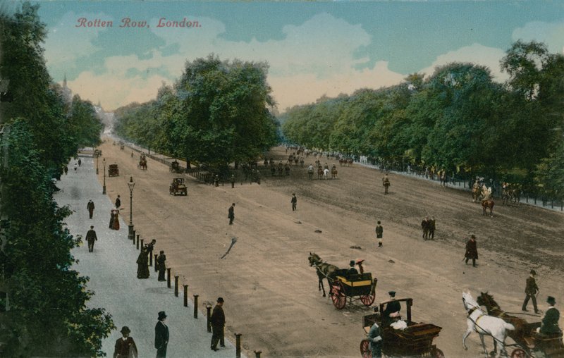 रोटेन रो, लंदन। 1913 में पोस्टकार्ड भेजा गया। द्वारा अंग्रेजी फोटोग्राफर