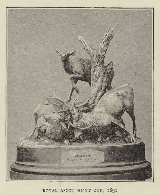 रॉयल एस्कॉट हंट कप, 1891 द्वारा अंग्रेजी फोटोग्राफर
