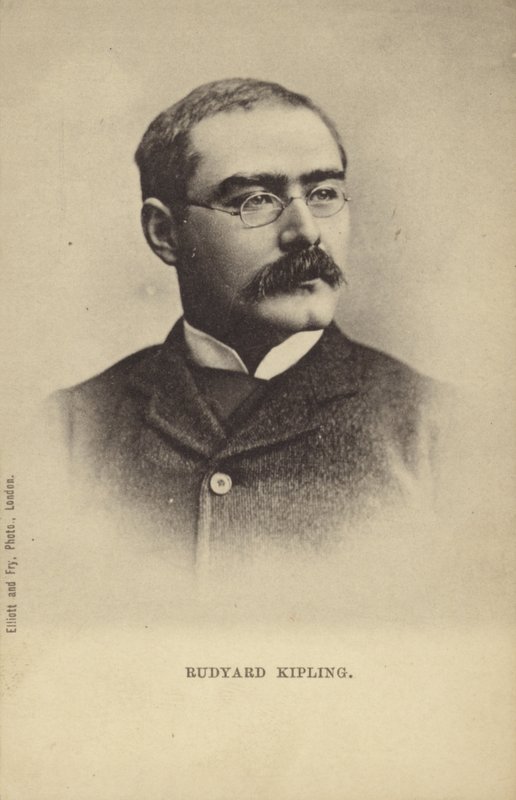 रुडयार्ड किपलिंग (1865-1936), अंग्रेजी के लघु कथाकार, कवि और उपन्यासकार द्वारा अंग्रेजी फोटोग्राफर