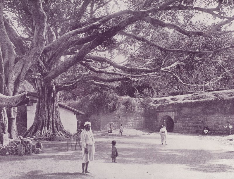 सैली पोर्ट गेट, जहां टीपू सुल्तान मारे गए थे, सेरिंगपटम द्वारा अंग्रेजी फोटोग्राफर