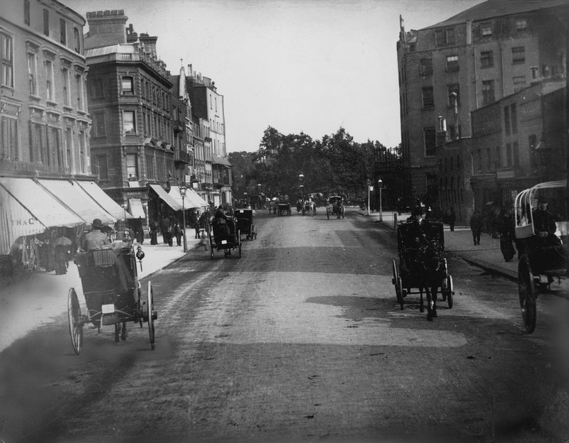Edgware Road, London का दक्षिणी छोर द्वारा अंग्रेजी फोटोग्राफर