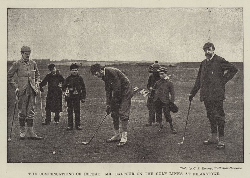 हार के मुआवजे, श्री Balfour गोल्फ लिंक पर Felixstowe पर द्वारा अंग्रेजी फोटोग्राफर
