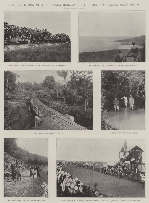 विक्टोरिया नांजा के लिए युगांडा रेलवे का समापन, 19 दिसंबर द्वारा अंग्रेजी फोटोग्राफर
