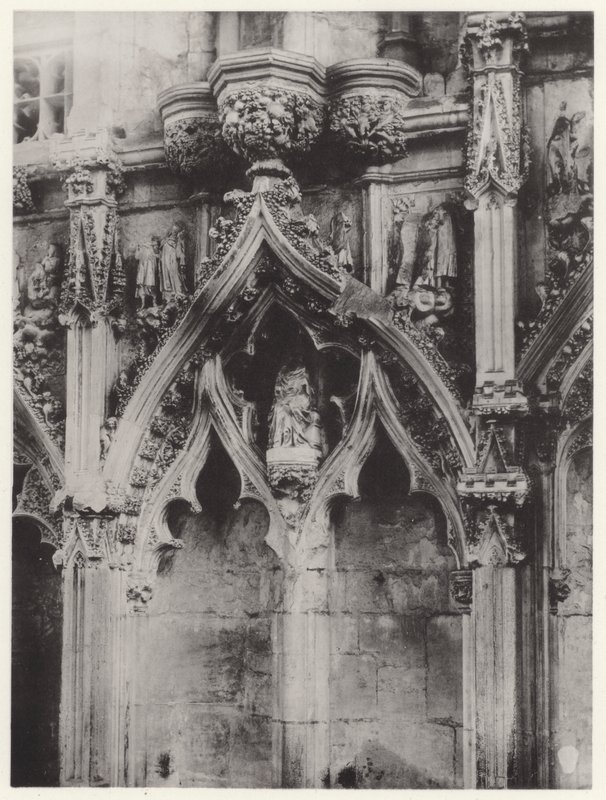 लेडी चैपल, एली कैथेड्रल: नॉर्थ साइड, XVI (b/w फोटो) द्वारा अंग्रेजी फोटोग्राफर