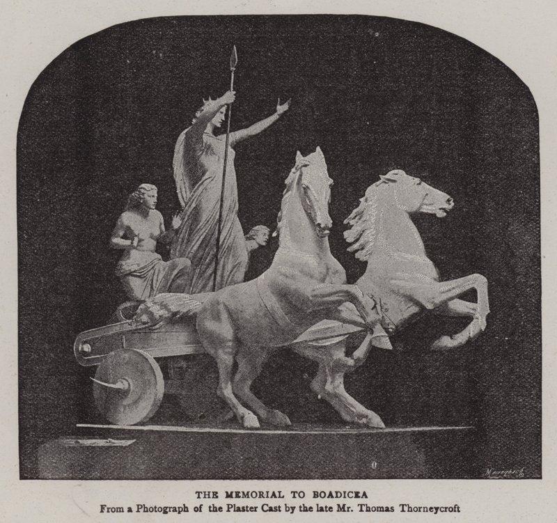 Boadicea के लिए स्मारक द्वारा अंग्रेजी फोटोग्राफर