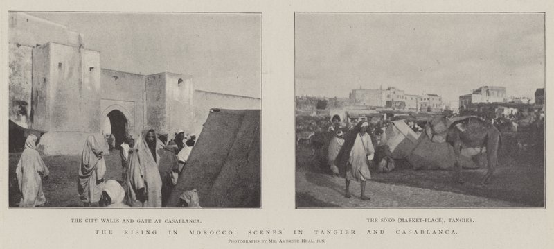 मोरक्को में बढ़ती, Tangier और कैसाब्लांका में दृश्य द्वारा अंग्रेजी फोटोग्राफर