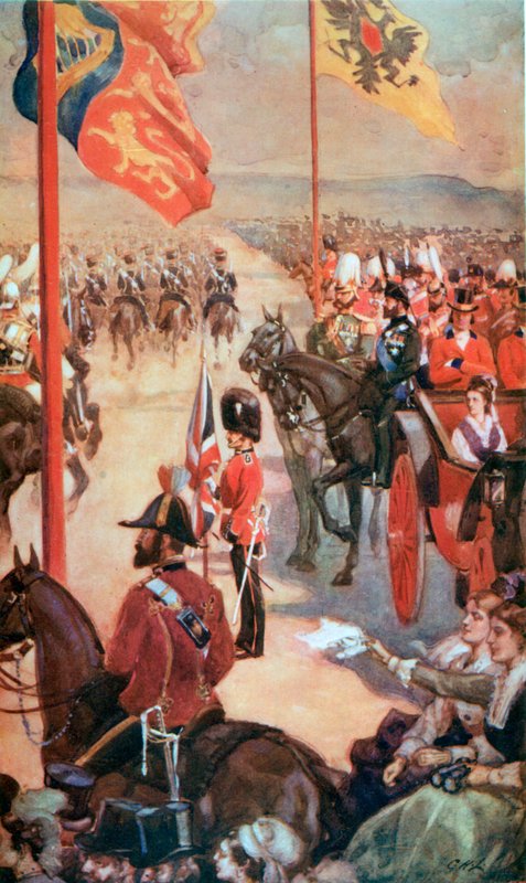 एल्डर्सशॉट की समीक्षा, मई, 1874 द्वारा अंग्रेजी स्कूल
