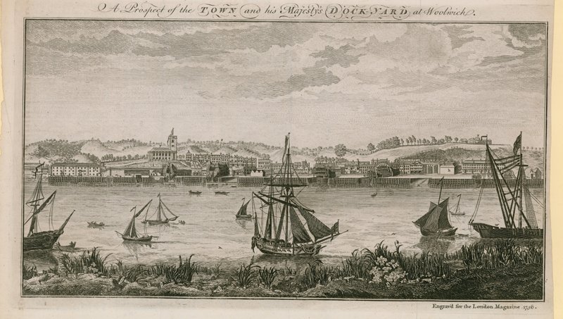 Woolwich पर शहर और HIs Majestys डॉकयार्ड की संभावना द्वारा अंग्रेजी स्कूल