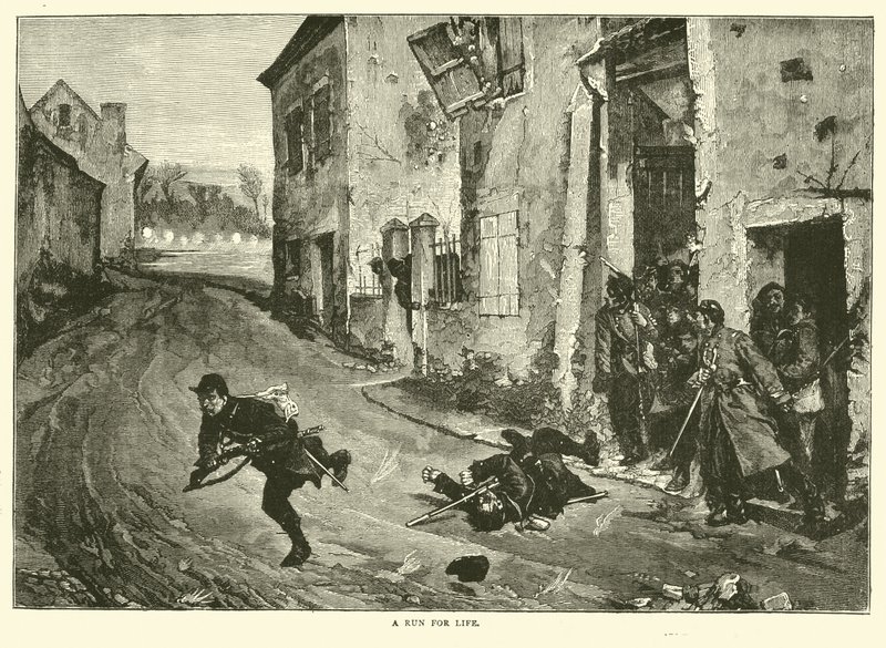 जीवन के लिए एक रन, मई 1871 द्वारा अंग्रेजी स्कूल