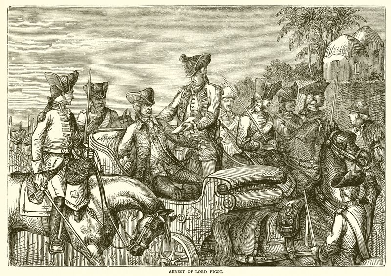 अरेंज ऑफ़ लॉर्ड पिगोट (1776) द्वारा अंग्रेजी स्कूल